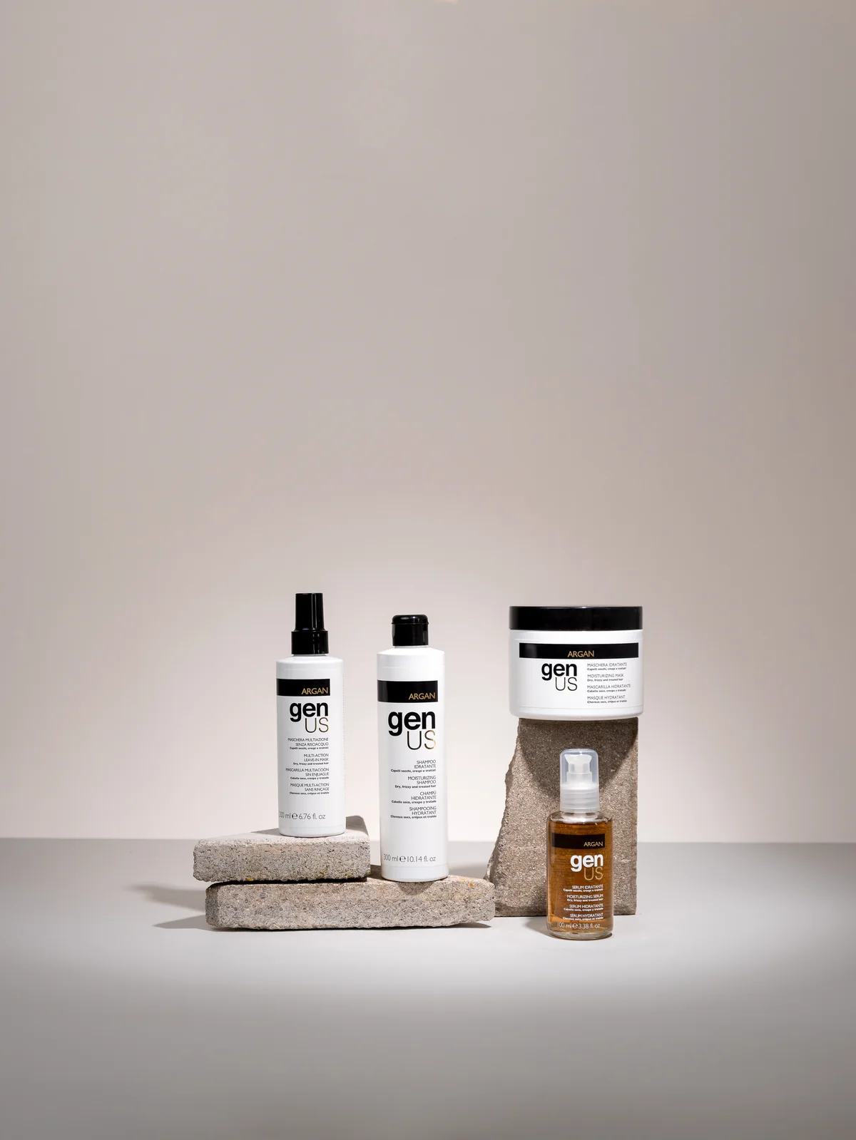 ARGAN — Intense nourishment without weighing hair down.