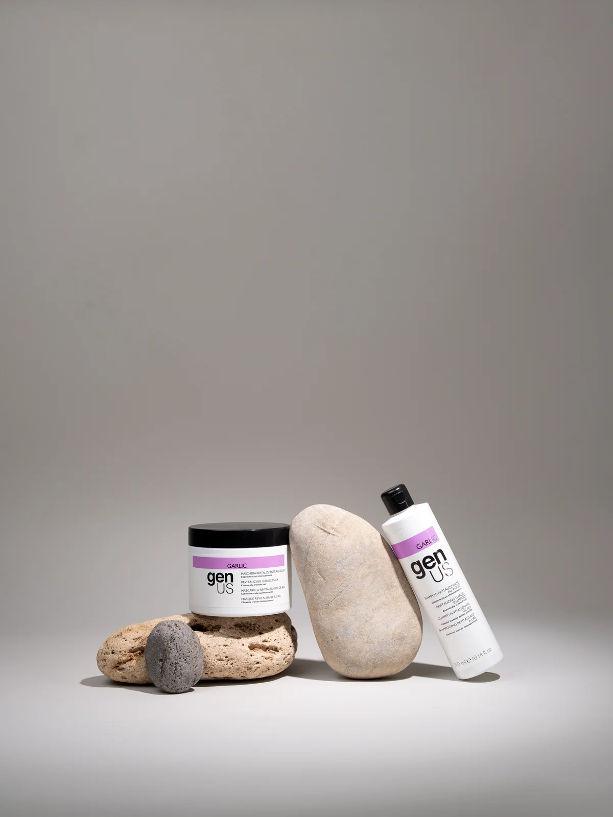 GARLIC — Regenerate stressed strands and bring softness back.
