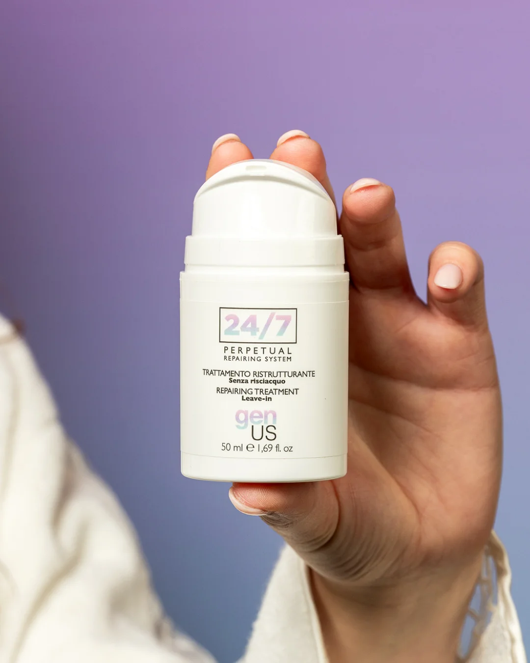 24/7 REPAIRING — Stronger strands. Smoother ends. Lasting vitality.