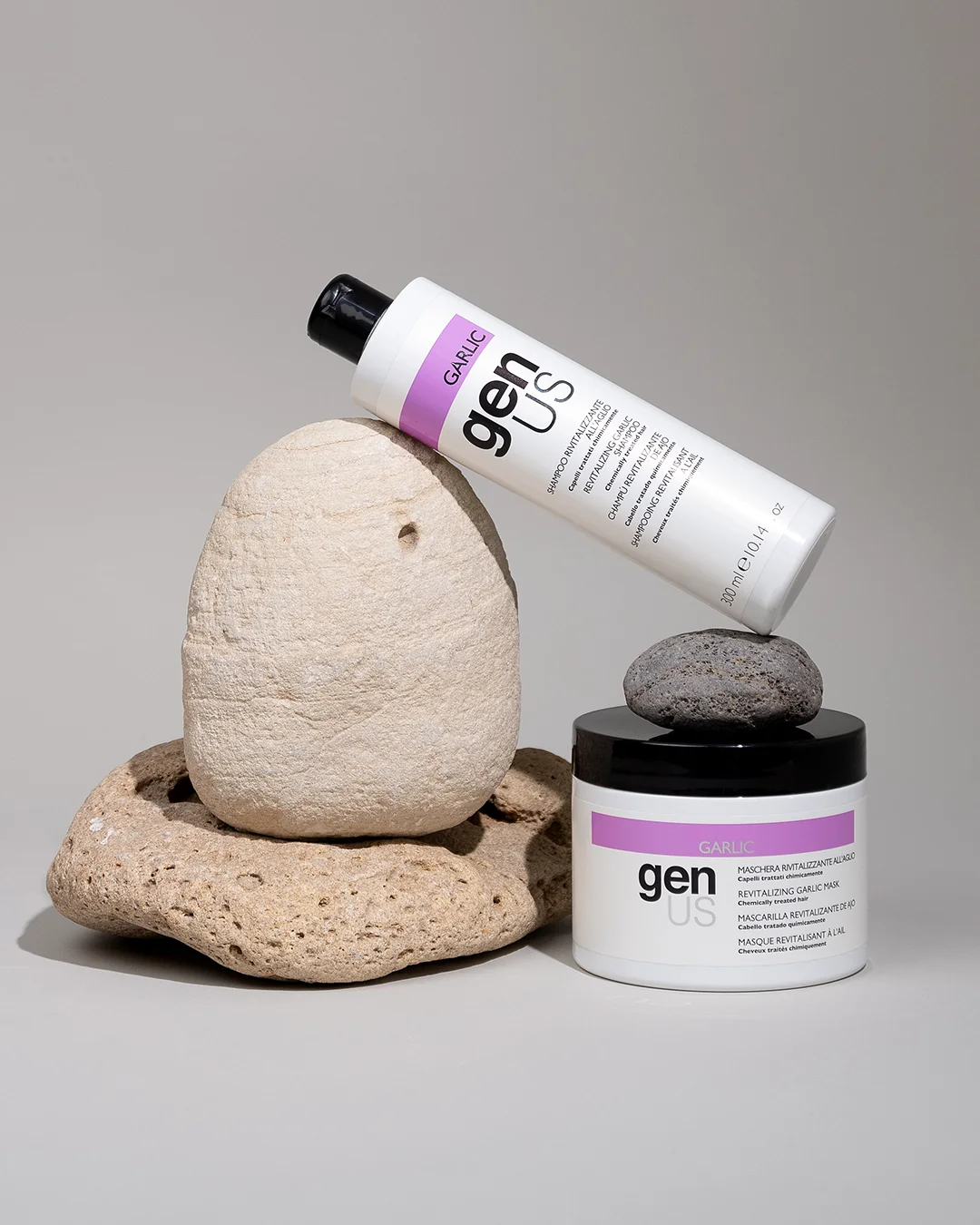 GARLIC — Nourish stressed hair and reveal healthy-looking shine.