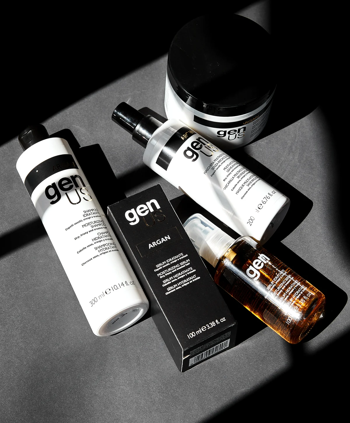 ARGAN — Hydration that leaves every strand soft and radiant.