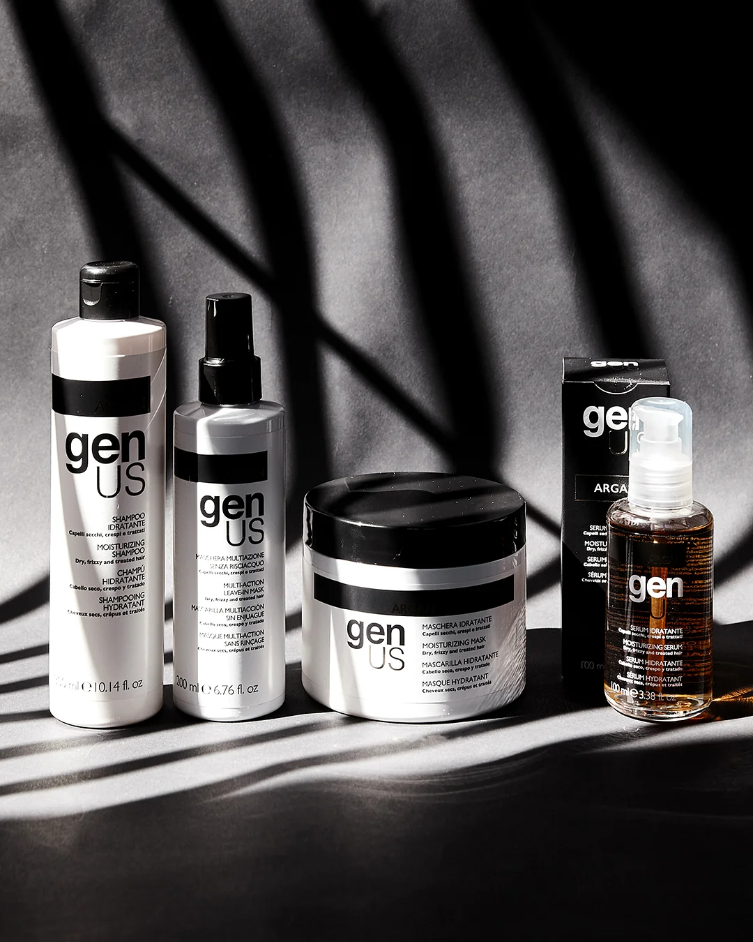 ARGAN — Complete nourishment for soft, radiant, frizz-free hair.