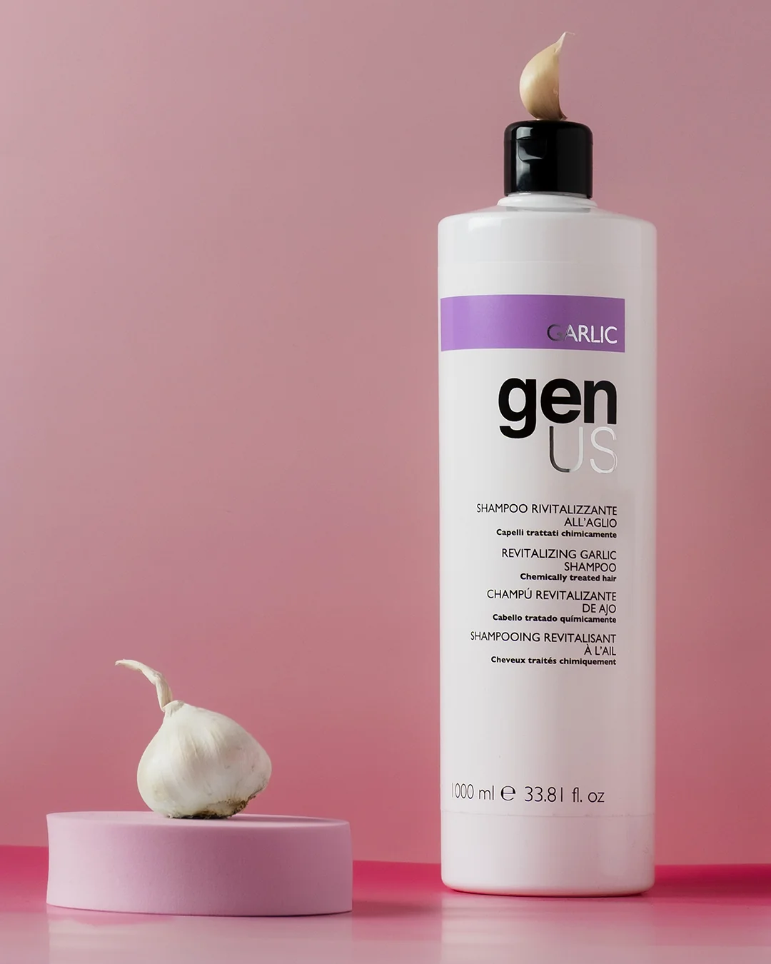 GARLIC — Gentle cleansing that restores strength and shine.