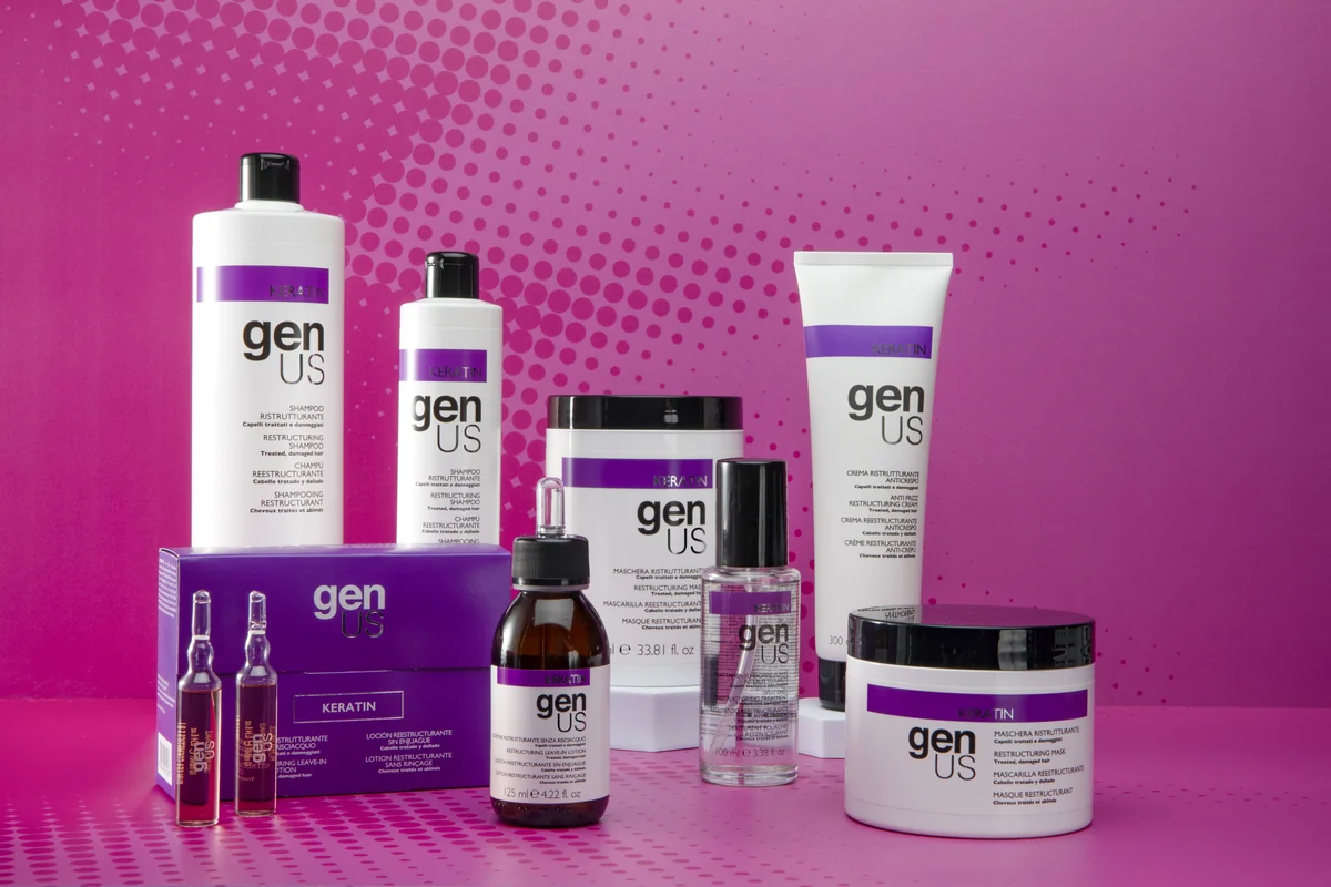 KERATIN — Advanced nourishment for soft, revitalized hair.