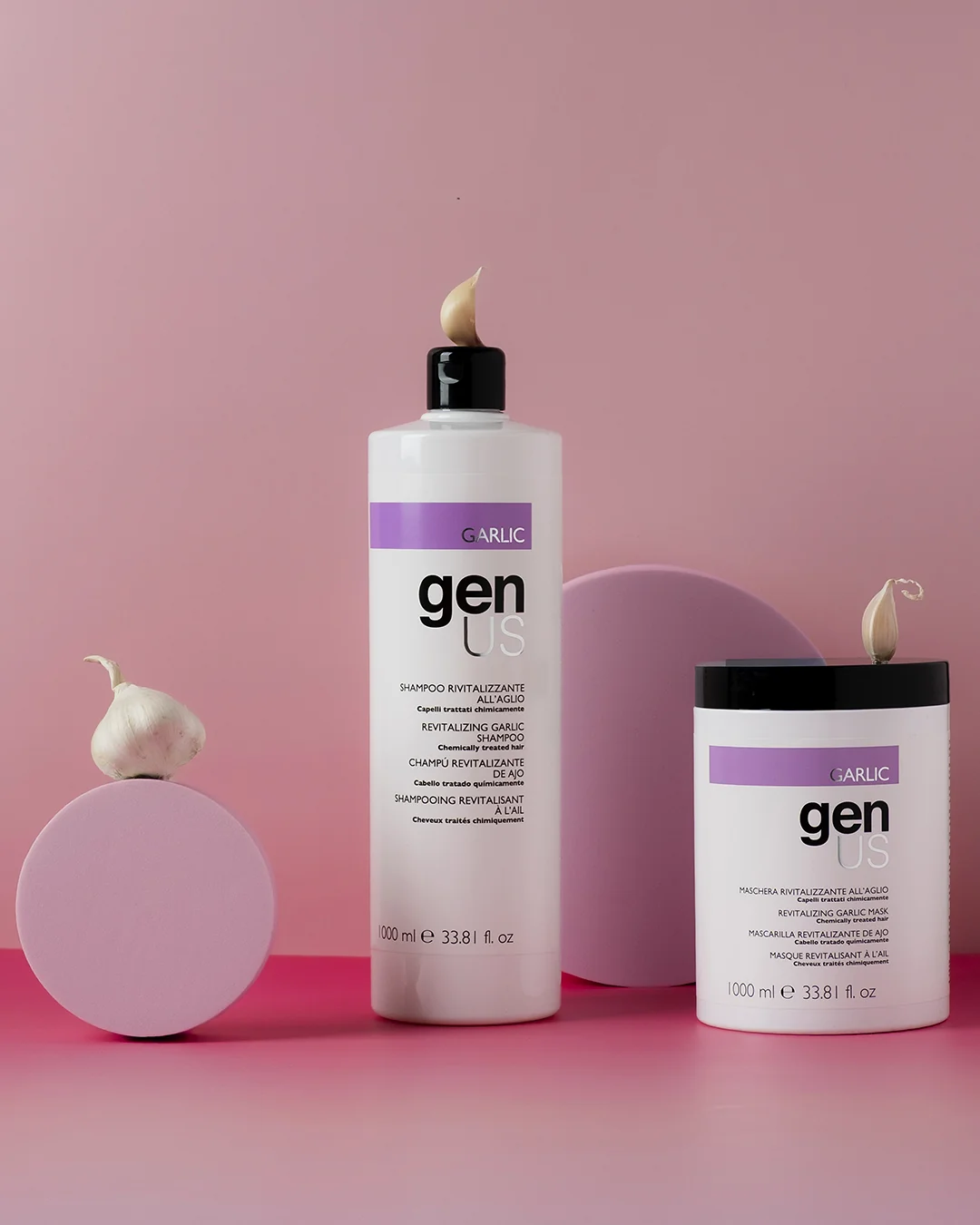 GARLIC — Garlic-powered nourishment for visibly healthier hair.