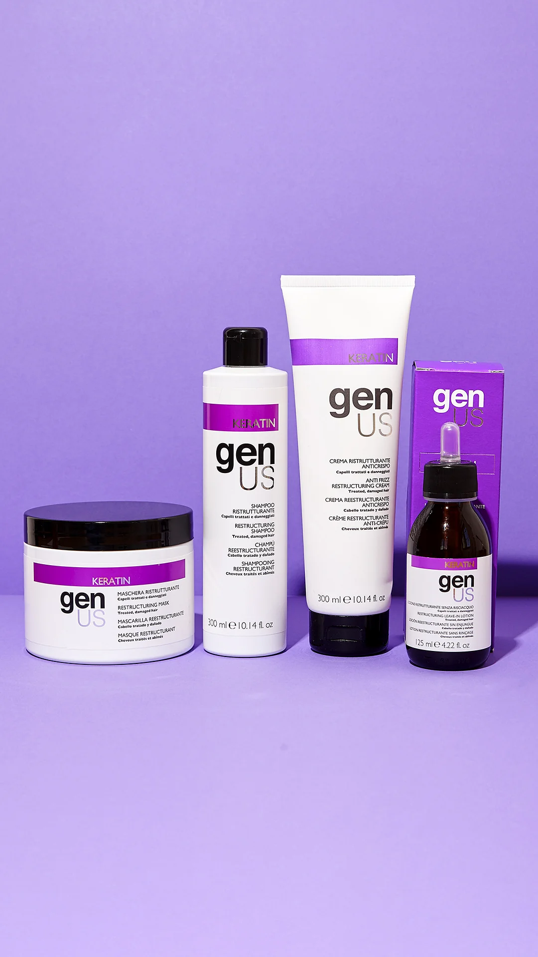 KERATIN — Your complete ritual for smooth, radiant results.