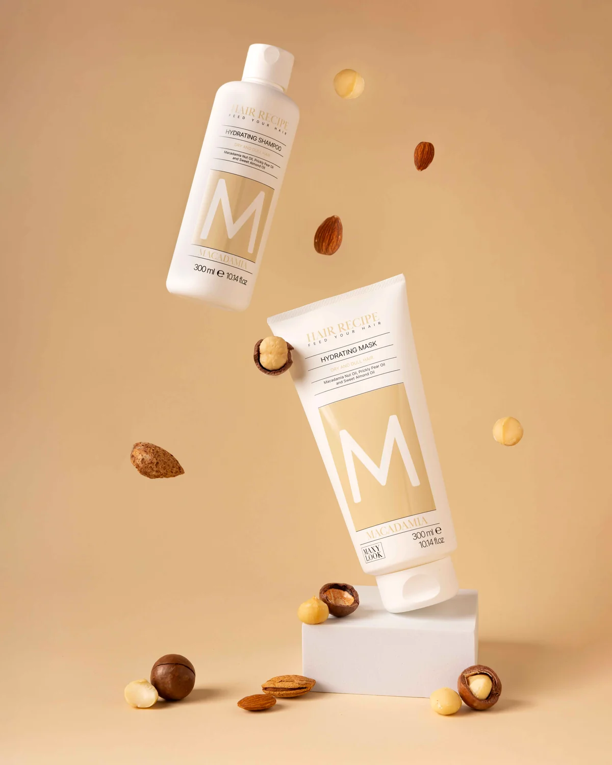 MACADAMIA — A COMPLETE RITUAL FOR DRY & DULL HAIR.