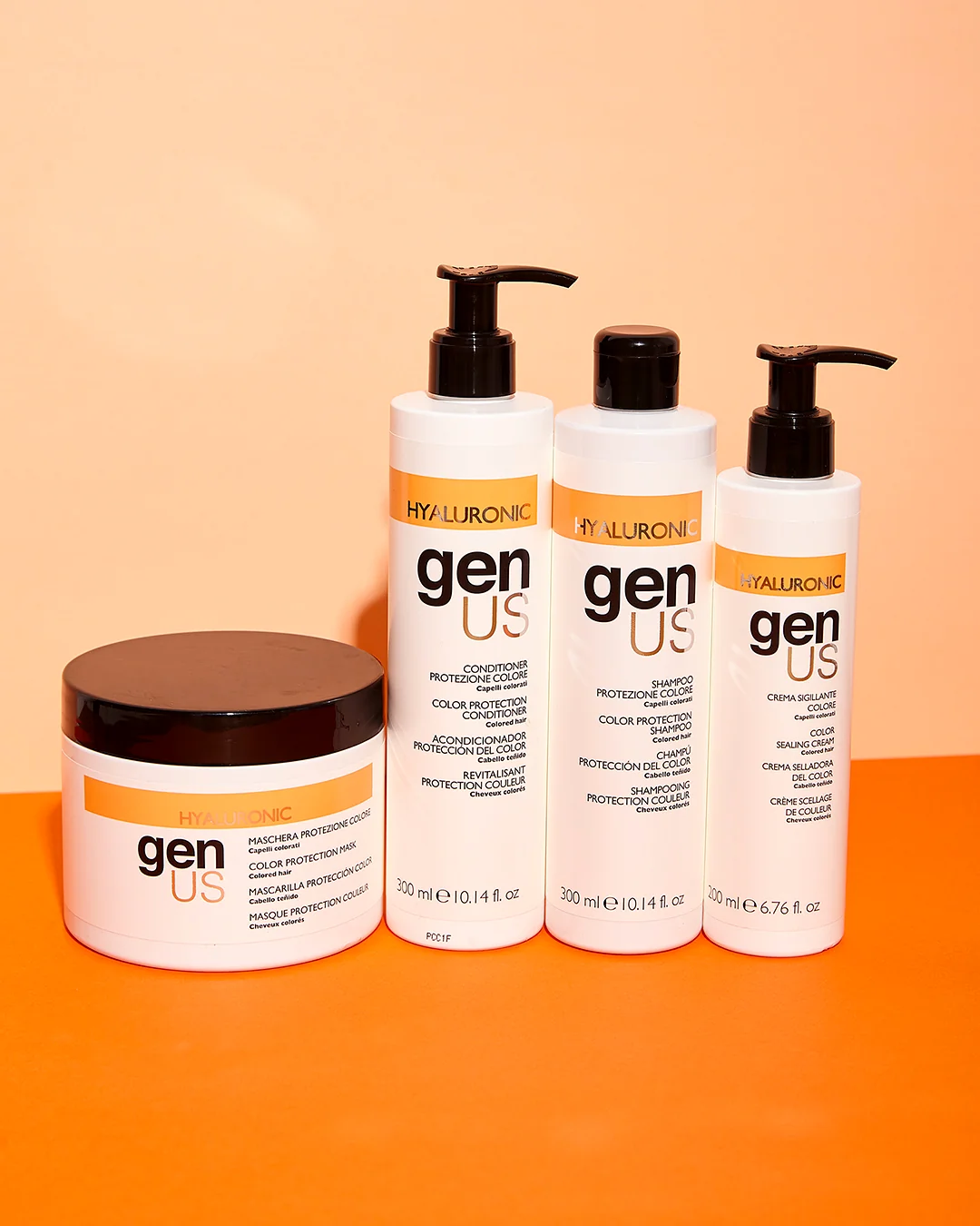 HYALURONIC — Weightless softness and hydration, day after day.