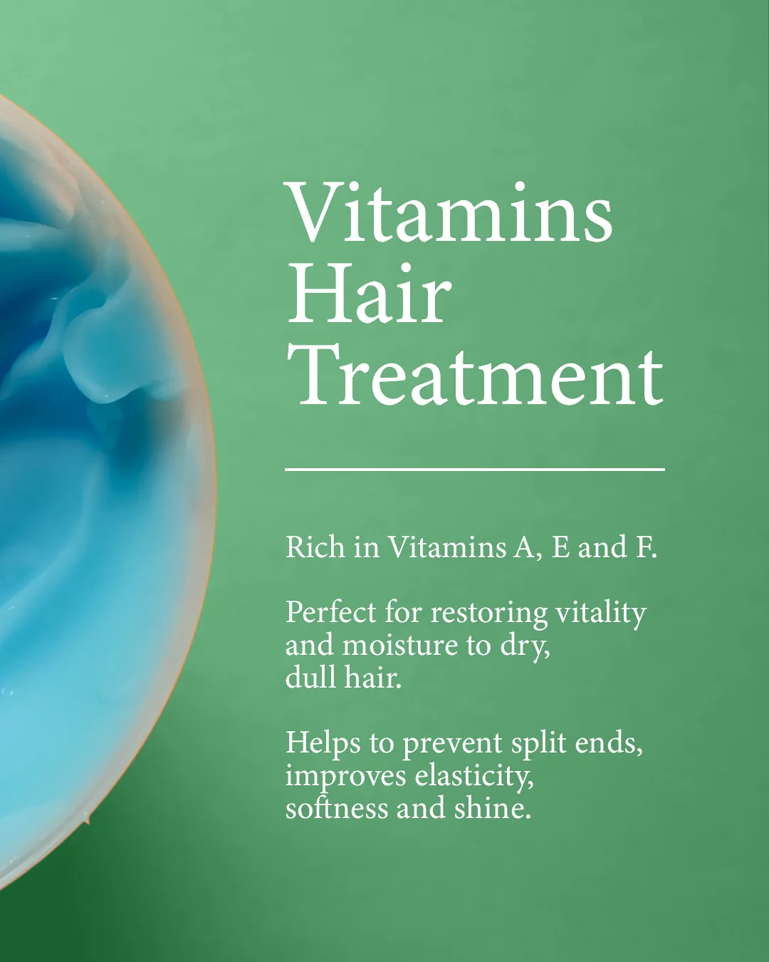 ETNIKA — A vitamin-rich boost for dry, dull hair.
