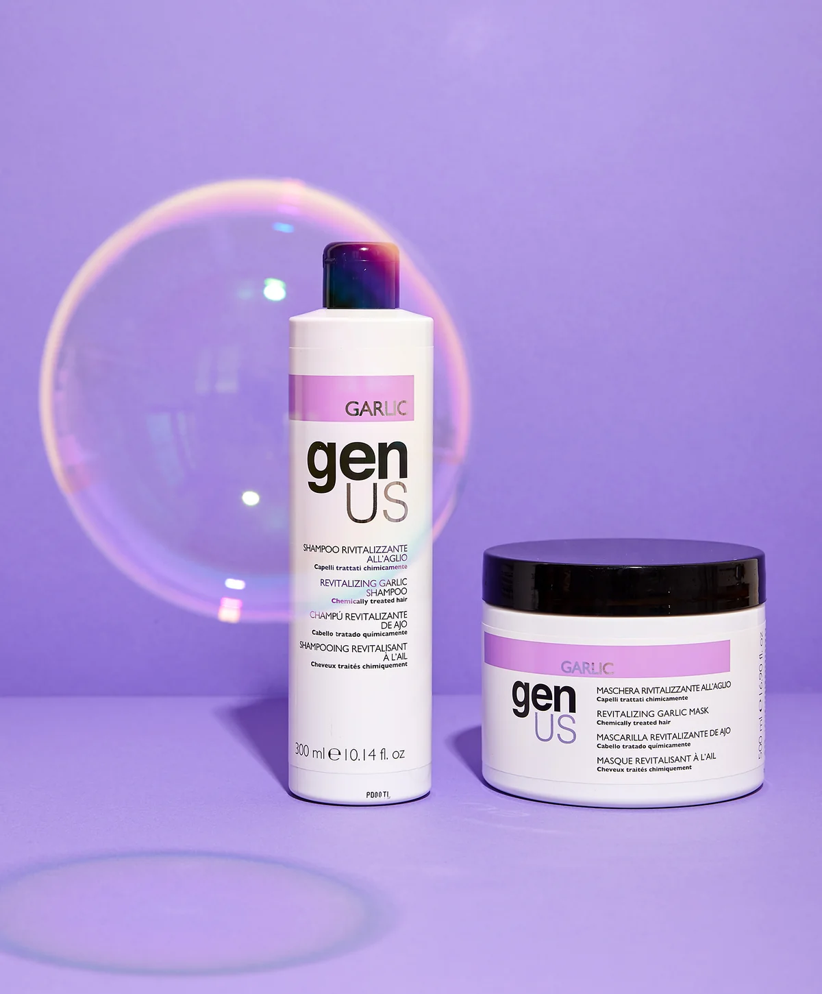 GARLIC — Revitalizing care for soft, healthy-looking hair.