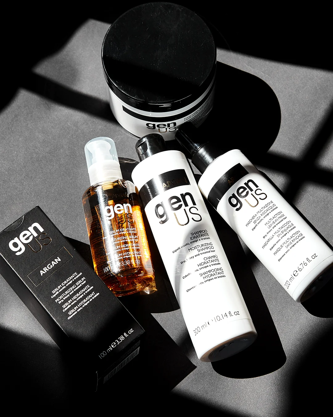 ARGAN — Silky softness and luminous shine in every step.