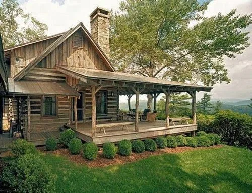 نتيجة بحث الصور عن large porch rustic house