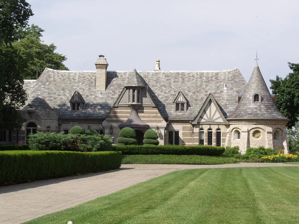 English Tudor style house - with French eclectic accents