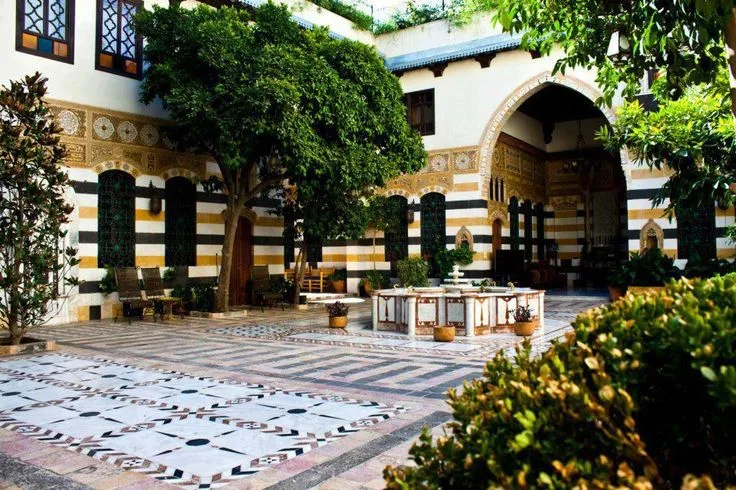 Image result for types of windows in courtyard syrian house