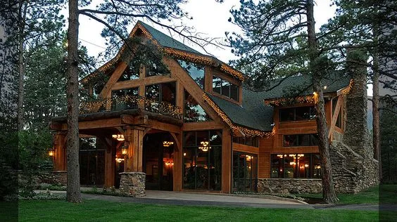 Texas Timber Frame Wood Exterior: