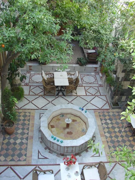 House Garden in Damascus, Syria: 