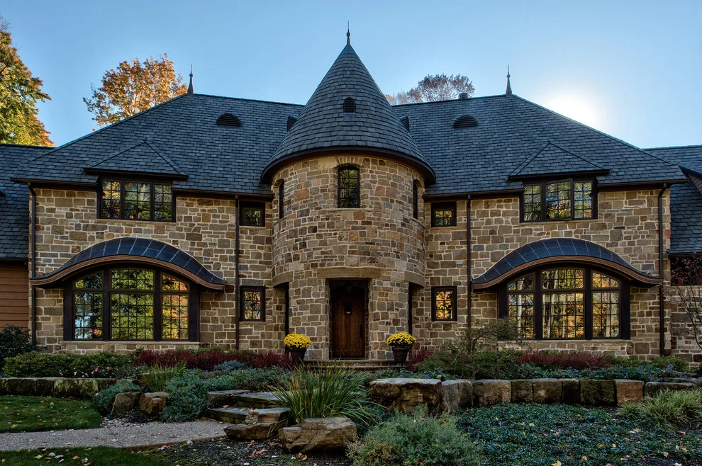 نتيجة بحث الصور عن french eclectic architecture house with tower