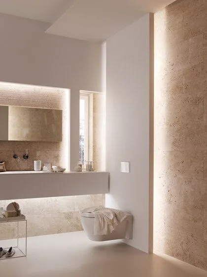 Flushes | Toilets | Geberit actuator plate Sigma70 | Geberit. Check it out on Architonic