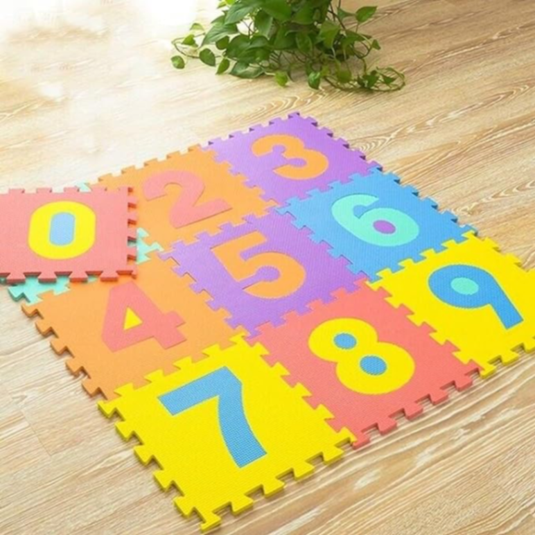 Sensoria ABCD Puzzle Play Mat – 10 Pieces | سجادة تركيب تعليمية للأطفال – 10 قطع