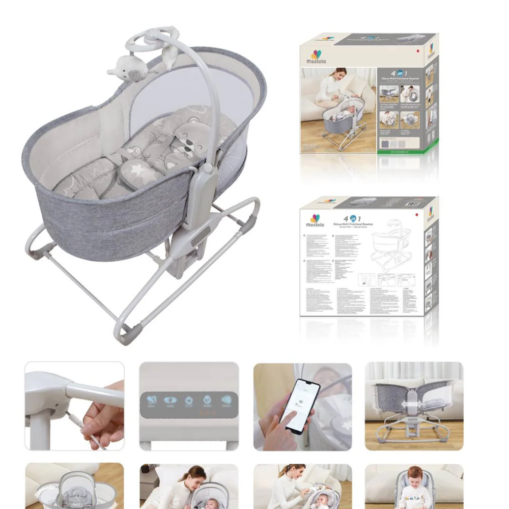 سرير وهزاز أطفال Mastela 4 في 1