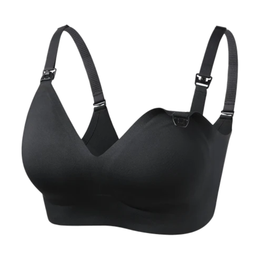 Momcozy - Seamless Nursing Bra | Black