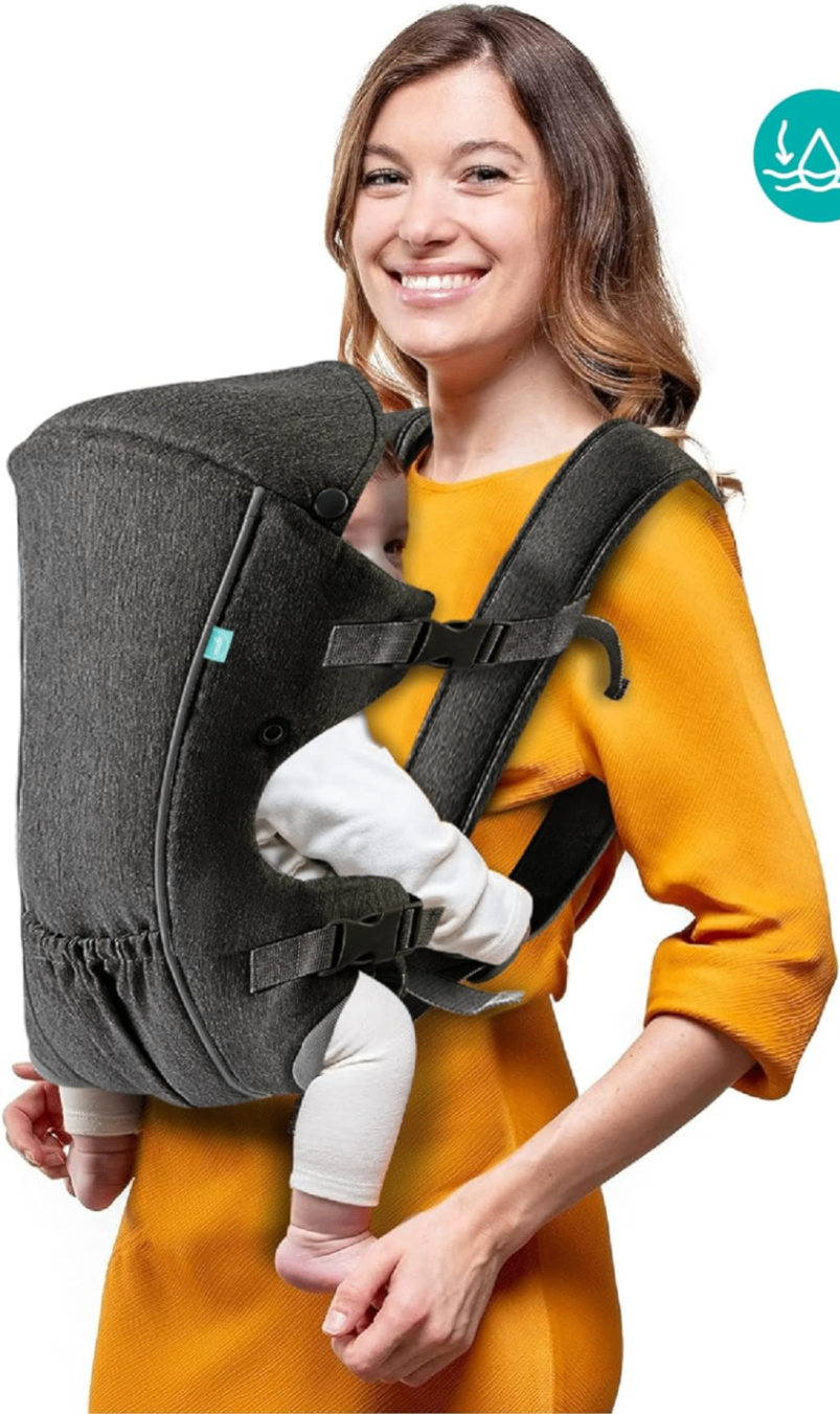 The Moon 2-in-1 Reversible Baby Carrier – Black | حمالة أطفال ذا مون 2 في 1 قابلة للعكس – أسود