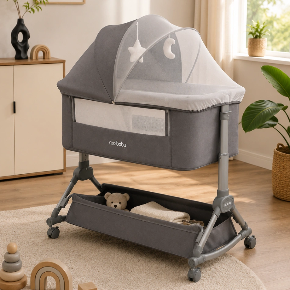 Cool Baby Next to Me Bedside Bassinet | سرير كول بيبي الجانبي للمواليد
