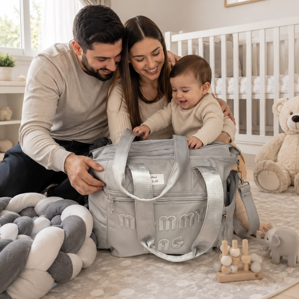 شنته mommy bag المميزه للمستلزمات طفلك