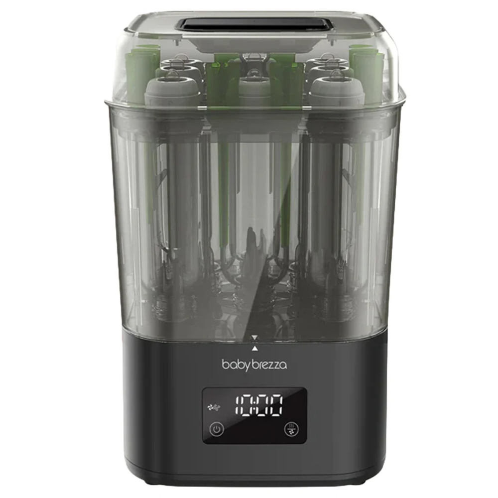 Baby Brezza – SuperQuick™ 10 Minute Baby Bottle Sterilizer & Dryer | Matte Black