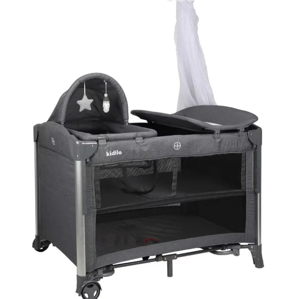 سرير أطفال Kidilo T-703M متعدد الاستخدامات