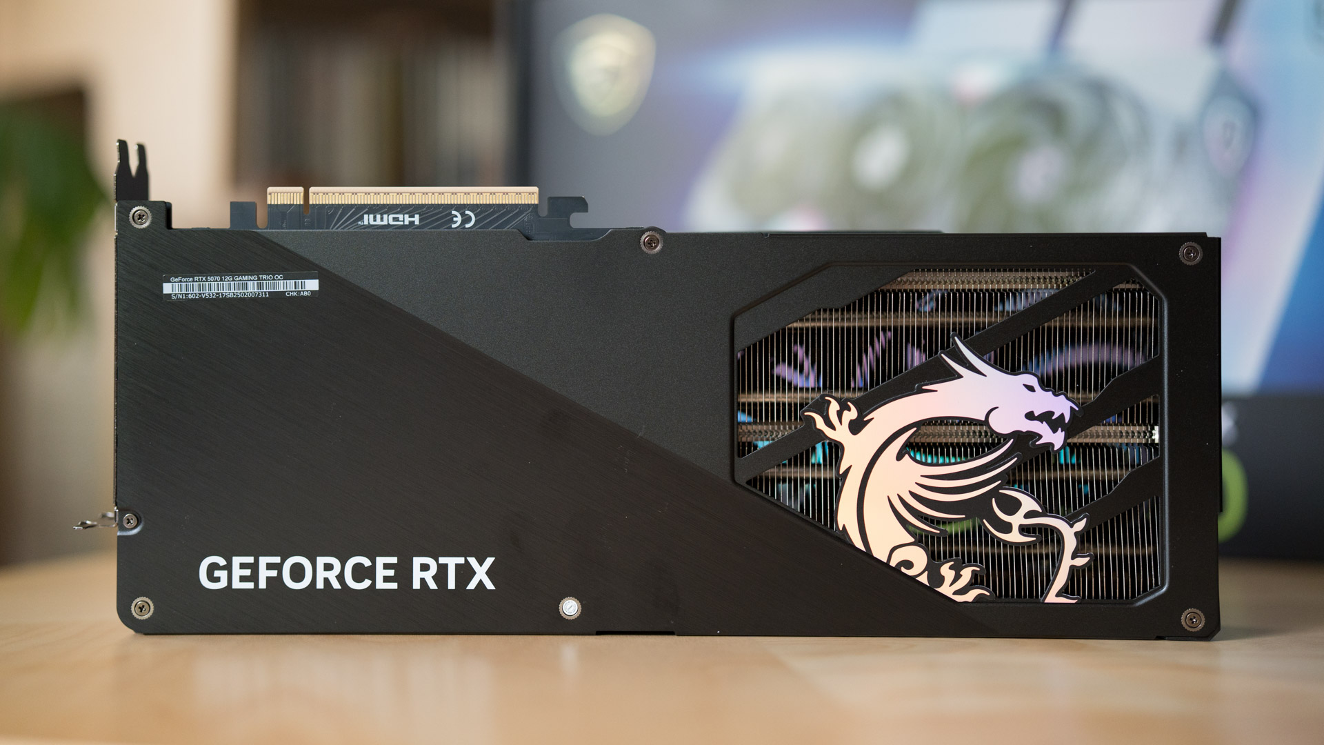 MSI GeForce RTX 5070 12G GAMING TRIO OC