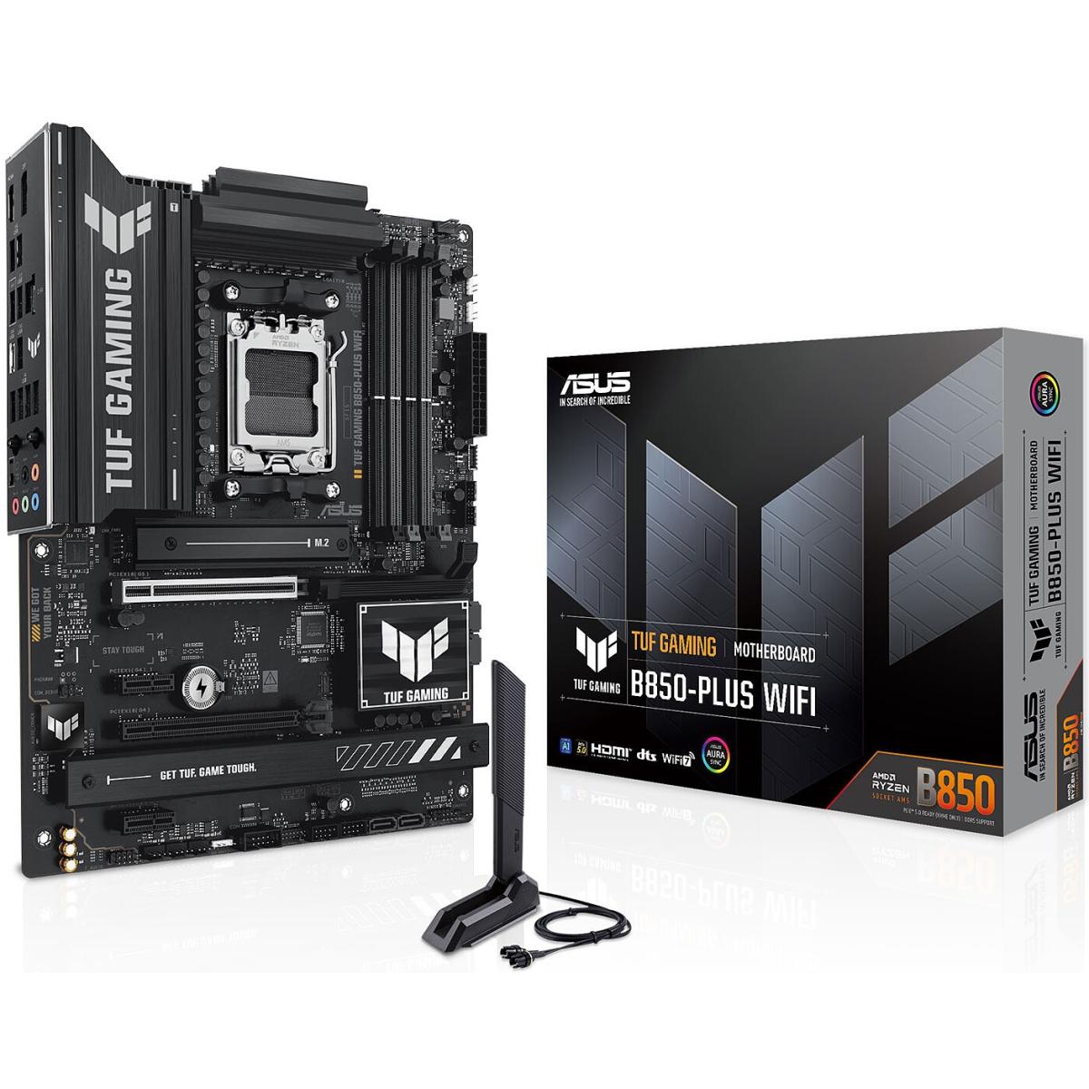 ASUS TUF Gaming B850-PLUS WIFI AM5 ATX Motherboard DDR5 PCIe 5.0 Wi-Fi 7