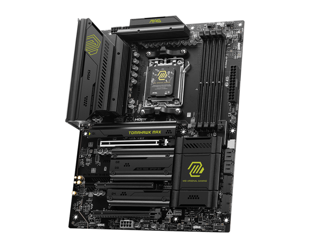 MSI MAG B850 TOMAHAWK MAX WIFI AM5 DDR5 ATX Motherboard — Wi-Fi 7