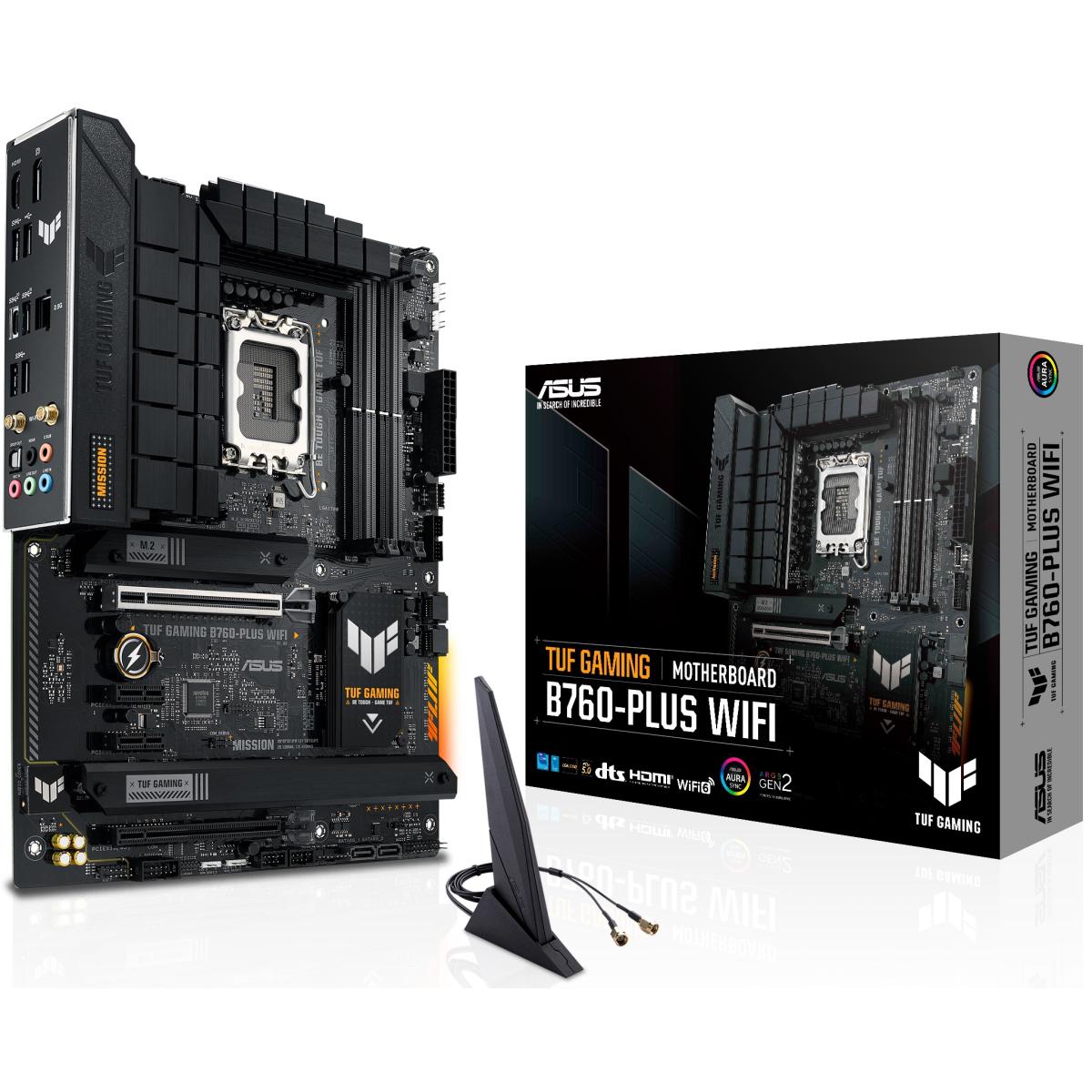 ASUS TUF GAMING B760-PLUS WIFI ATX Motherboard LGA1700 DDR5 Wi-Fi 6