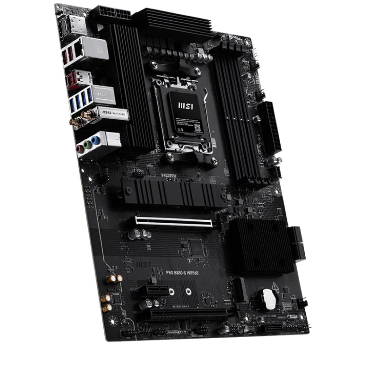 MSI PRO B850-S WIFI6E ATX Motherboard AM5 DDR5 PCIe 5.0
