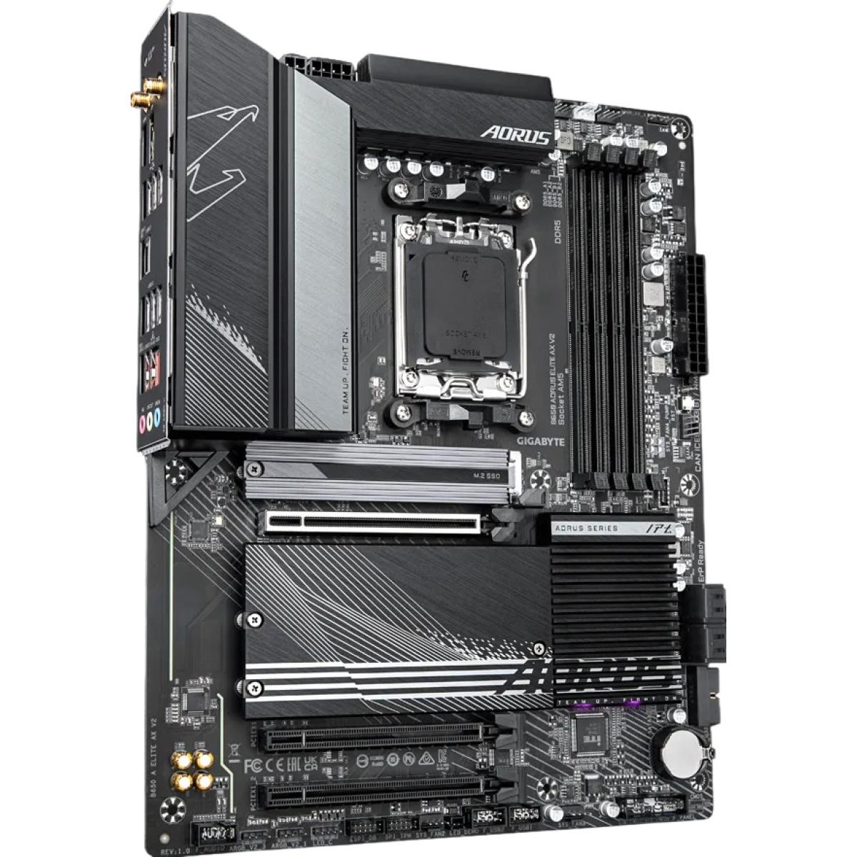 Gigabyte B650 AORUS ELITE AX V2 AM5 DDR5 ATX Motherboard — Wi-Fi 6E