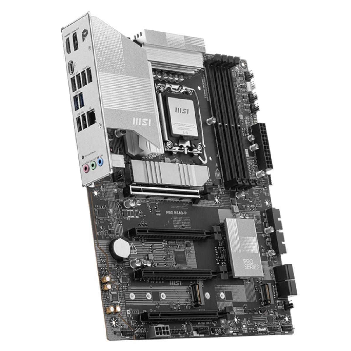 MSI PRO B860-P LGA1851 ATX Motherboard DDR5 PCIe 5.0 Thunderbolt 4