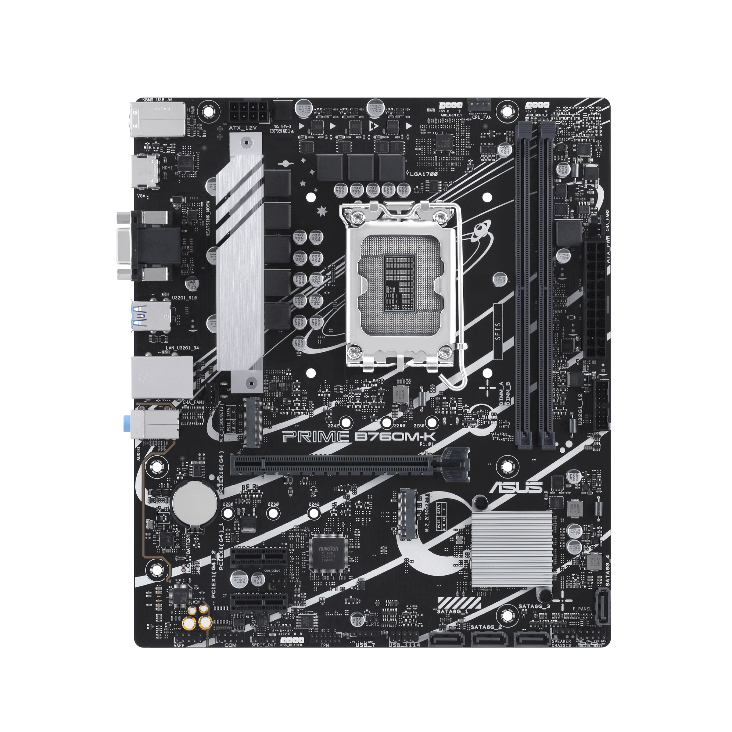 ASUS PRIME B760M-K LGA1700 DDR5 mATX Motherboard