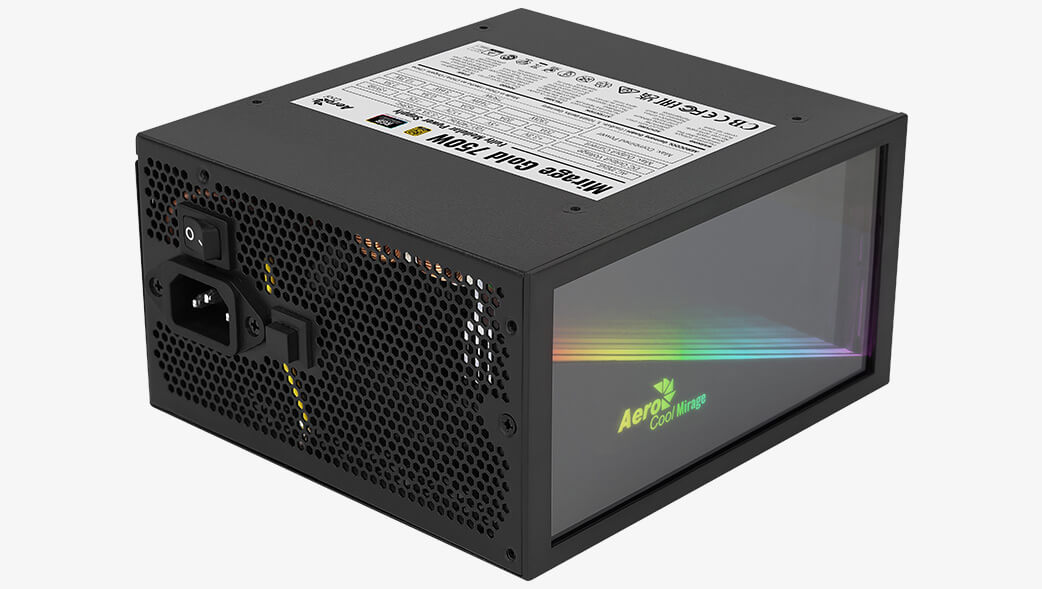 Aerocool Mirage Gold 750W 80 Plus Gold Fully Modular ARGB PSU