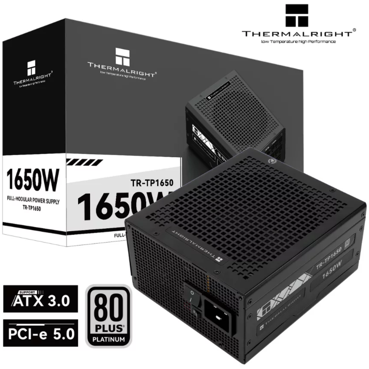 Thermalright TP1650 1650W ATX 3.0 80 Plus Platinum Fully Modular PSU PCIe 5.0