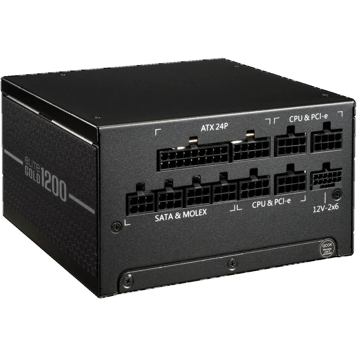 Cooler Master Elite Gold 1200 1200W ATX 3.1 80 Plus Gold Full Modular PSU
