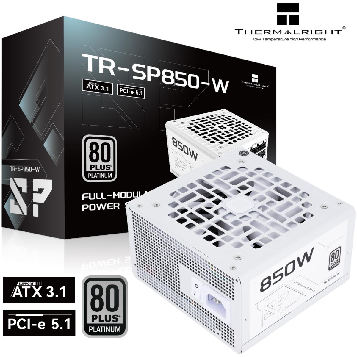 Thermalright SP-850-W Platinum 850W 80 Plus Platinum Fully Modular ATX 3.1 PSU White
