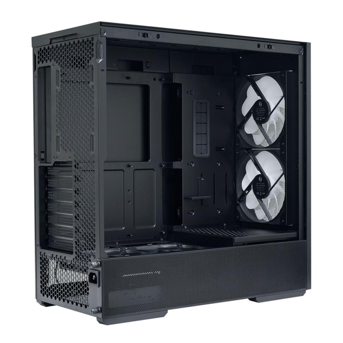 Lian Li LANCOOL 207 (207RX) Black ARGB ATX Mid Tower Case — 4 Fans, Mesh Front, Tempered Glass