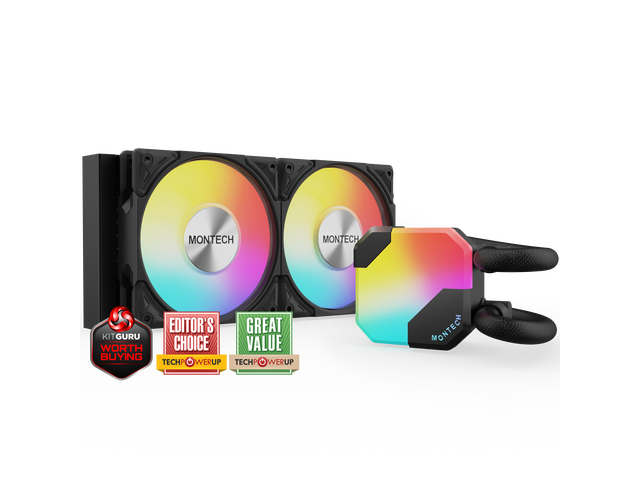 Montech HyperFlow ARGB 240 AIO CPU Liquid Cooler