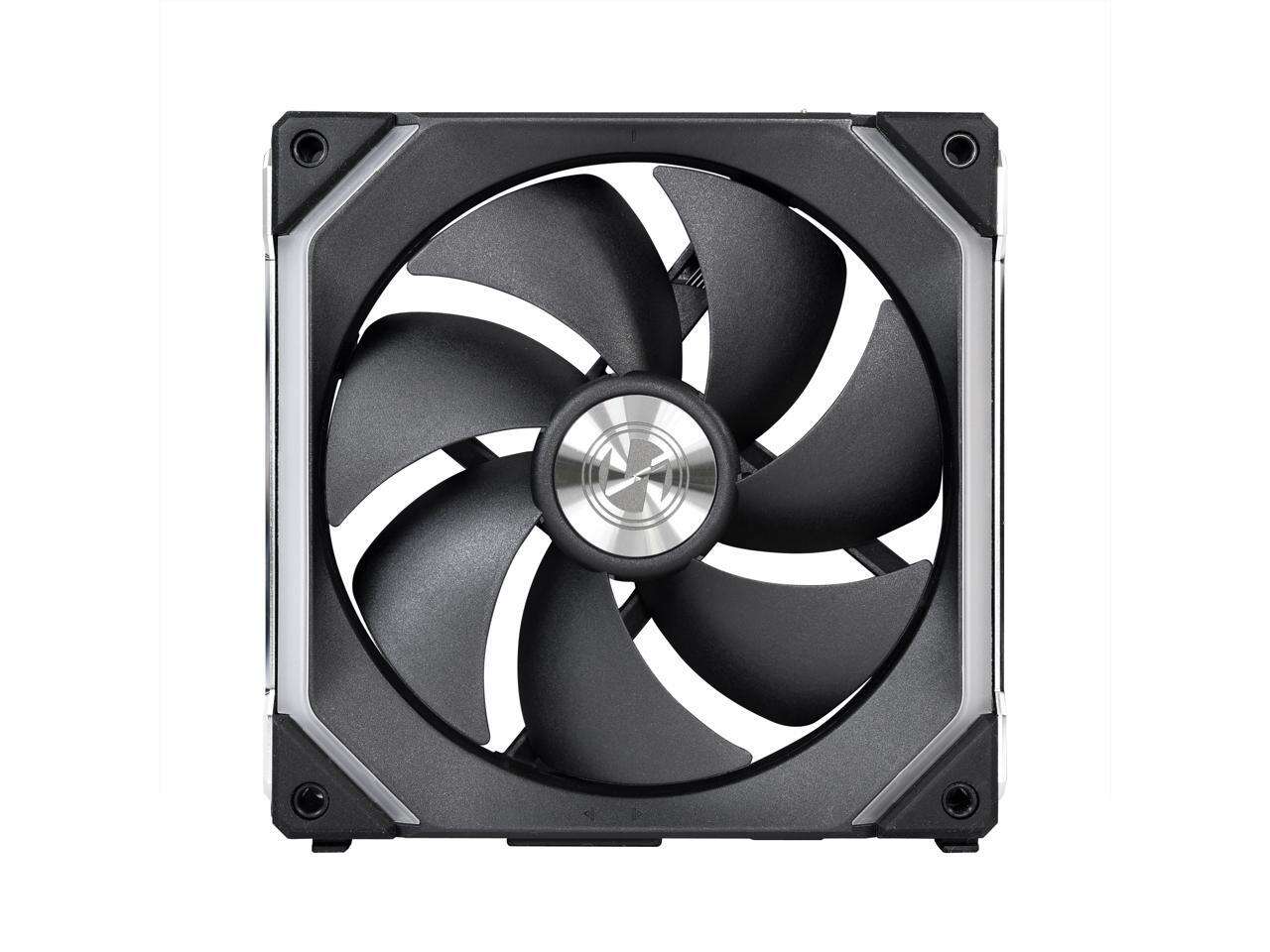 Lian Li UNI Fan SL140 Black 2-Pack Kit with Controller, 140mm ARGB PWM Daisy-Chain