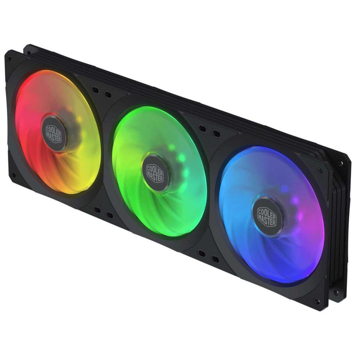 Cooler Master MasterFan SF360R ARGB 120mm PWM Fan — 3-Pack