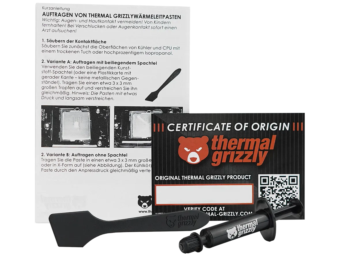 Thermal Grizzly Kryonaut Thermal Paste 1g
