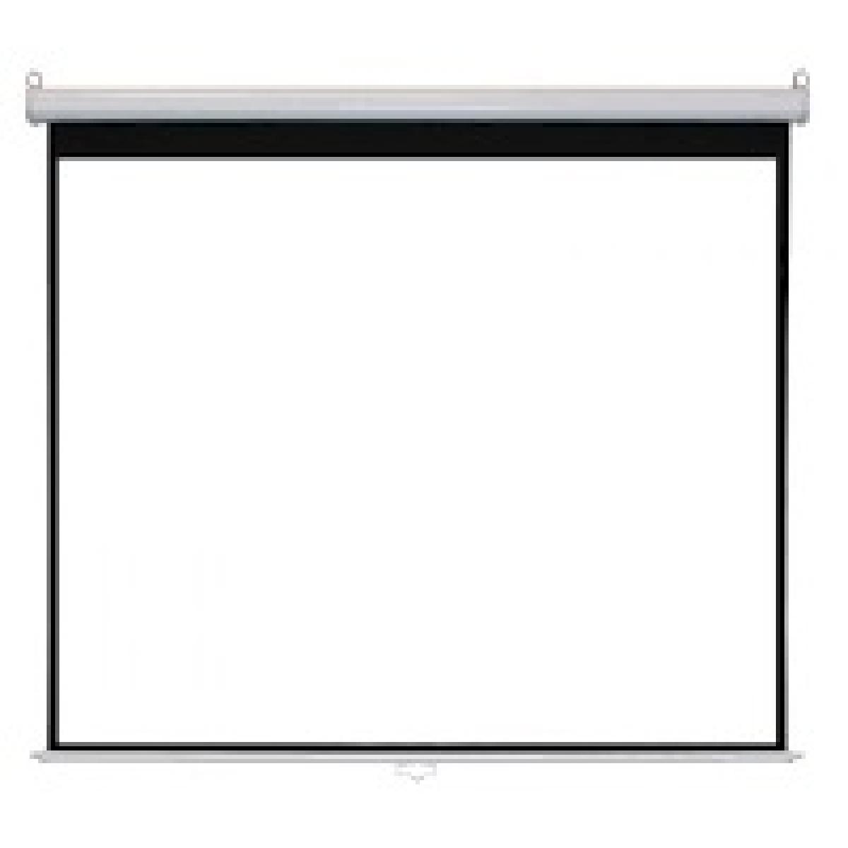 iView White Manual Projector Screen 180×180 cm Wall/Ceiling Mount