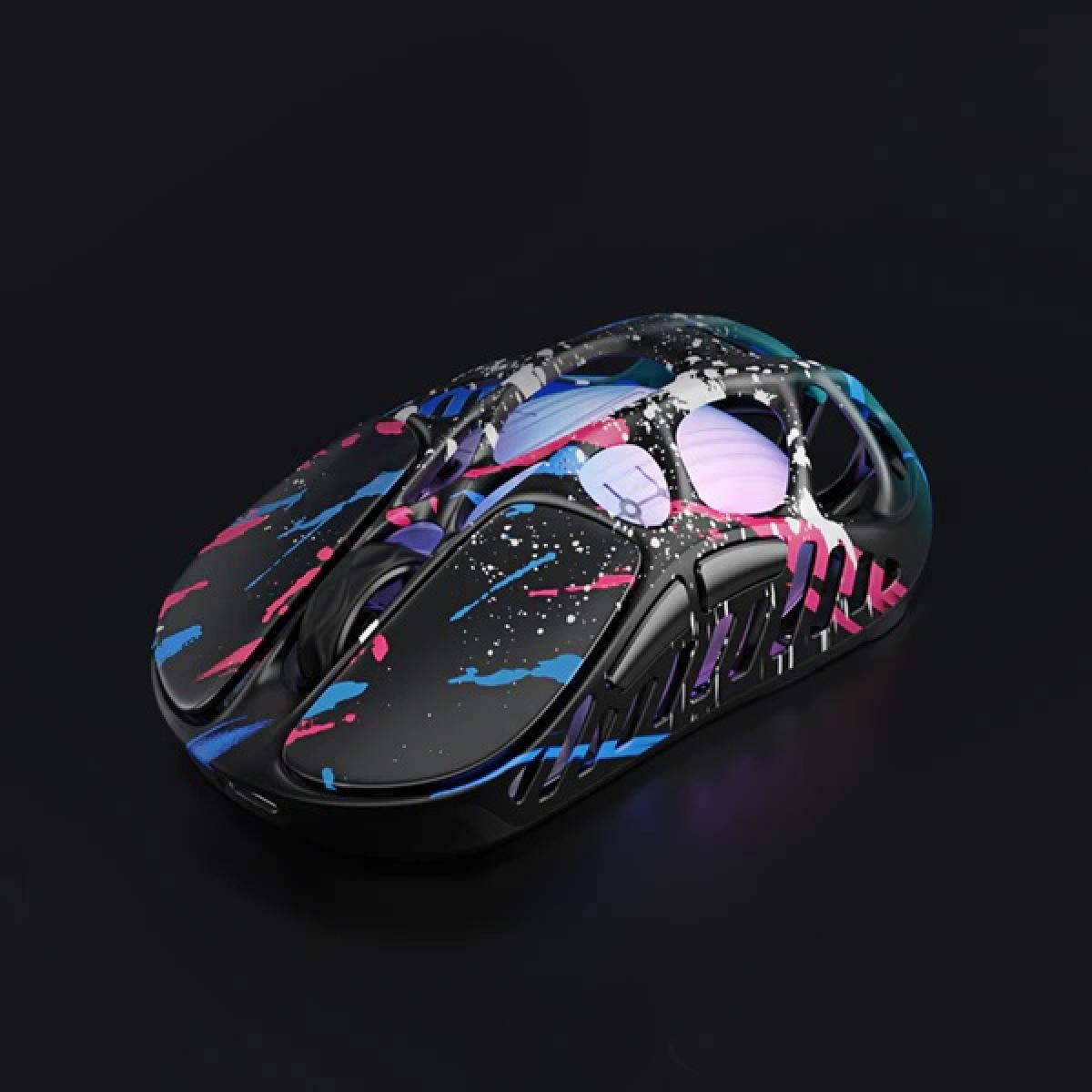 GravaStar Mercury X Pro Gaming Mouse – PAW 3950, 32000 DPI, 49g, Magnesium Alloy, Neon Graffiti