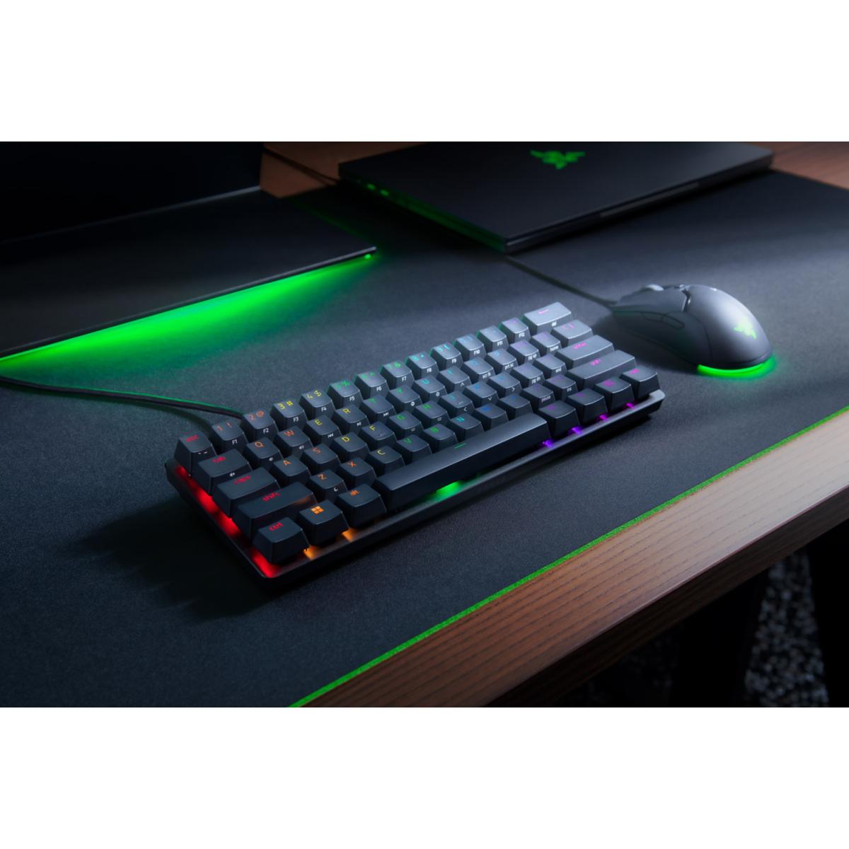 Razer Huntsman Mini 60% Wired Optical Gaming Keyboard Linear Red Switch - Black